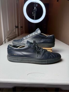 Common Projects - Original Achilles Leather Sneakers - Men - Navy EU 44 US 11